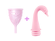 Картинка фото Менструальна чаша Femintimate Eve Cup розмір S з переносним душем, діаметр 3,2 см інтим магазин Ейфорія