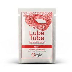 САШЕТ Зігріваюча змазка (лубрикант) LUBE TUBE HOT, 2 мл ORGIE (Бразилія-Португалія)