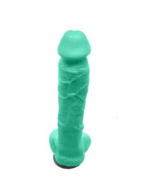 Крафтовое мыло-член с присоской Чистый Кайф Turquoise size XL, Бирюзовый
