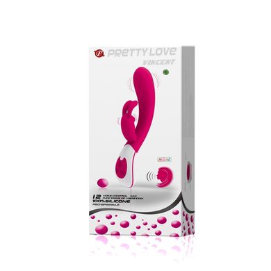 Перезаряжаемый вибратор PRETTY LOVE "VINCENT" с голосовым контролем BI-014232, Розовый