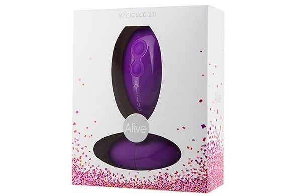 Виброяйцо Alive Magic Egg 2.0 Purple, Фиолетовый