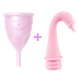 Картинка фото Менструальна чаша Femintimate Eve Cup розмір L з переносним душем, діаметр 3,8 см інтим магазин Ейфорія