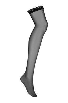 Панчохи Obsessive SLEVIKA stockings Чорний L / XL