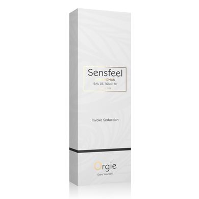 Жіноча туалетна вода SENSFEEL + афродизіак ефективна феромон-технологія, 10 мл Orgie (Бразилія-Португалія)