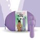 Картинка фото Міні-вібратор FeelzToys Magic Bunny Purple з двома насадками інтим магазин Ейфорія