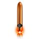 Картинка Мощный вибратор Rocks Off Havana Orange Gold с цветной LED-подсветкой интим магазин Эйфория