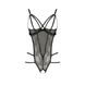 Картинка фото Боді монокіні з відкритими грудями VALERY BODY black S/M - Passion Exclusive інтим магазин Ейфорія