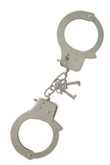 Наручники, Large Metal Handcuffs with Keys, Серебристый