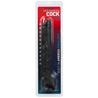 Фаллоимитатор Doc Johnson Dick Rambone Cock Black, Черный