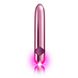 Картинка фото Мощный вибратор Rocks Off Havana Lilac с цветной LED-подсветкой інтим магазин Ейфорія