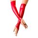 Картинка фото Вінілові міттинки Art of Sex - Lora довгі, размер M, колір червоний інтим магазин Ейфорія