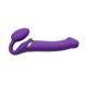 Картинка Безремневой страпон с вибрацией Strap-On-Me Vibrating Violet L, диаметр 3,7см, пульт ДУ, регулируемы интим магазин Эйфория