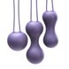 Картинка фото Набір вагінальних кульок Je Joue - Ami Purple, діаметр 3,8-3,3-2,7см, вага 54-71-100гр інтим магазин Ейфорія