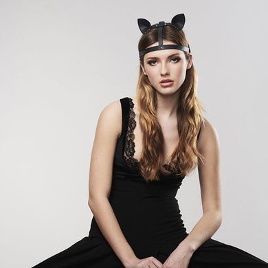 Кошачьи ушки Bijoux Indiscrets MAZE - Cat Ears Headpiece Black, Черный