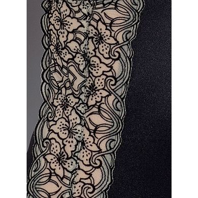 Сорочка приталена з чашечками MONTANA CHEMISE black XXL/XXXL - Passion Exclusive, трусики, Черный
