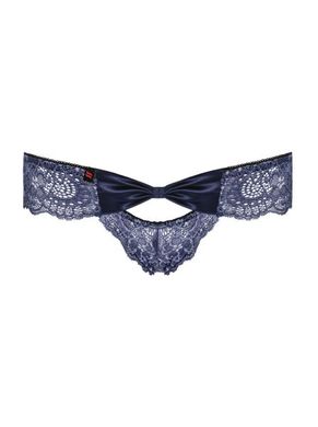 Трусики синие Obsessive AURORIA Panties S/M, Синий