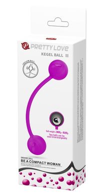 Вагінальні кульки Pretty Love Kegel Ball III, BI - 014796, Фиолетовый