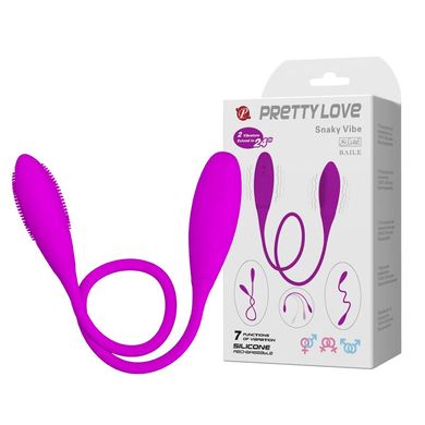 Вибратор "PRETTY LOVE Snaky Vibe" BI-014327, Фиолетовый