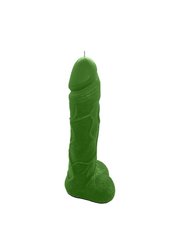 Свічка у вигляді члена Чистий Кайф Green size L, для збуджувальної атмосфери, Зелений