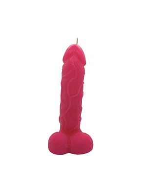 Свічка у вигляді члена Чистий Кайф Pink size L, для збуджувальної атмосфери, Рожевий