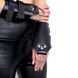Картинка фото Манжети для підвісу за руки Kinky Hand Cuffs For Suspension з натуральної шкіри, колір чорний інтим магазин Ейфорія