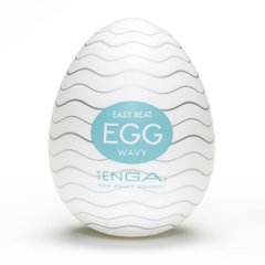 Мастурбатор Tenga Egg Wavy (Волнистый), Белый