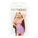 Картинка Мини-платье с кружевным лифом и стрингами Penthouse - Bedtime Story Purple M/L интим магазин Эйфория