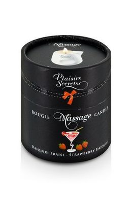 Массажная свеча Plaisirs Secrets Strawberry Daiquiri (80 мл)