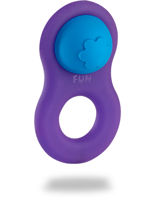 Эрекционное кольцо Fun Factory 8IGHT фиолетово-синее