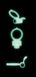 Картинка фото Ерекційне кільце Dorcel Power Clit White PHOSPHO з вібрацією, біле, світиться в темряві інтим магазин Ейфорія