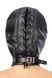 Картинка фото Капюшон з кляпом для БДСМ Fetish Tentation BDSM hood in leatherette with removable gag інтим магазин Ейфорія