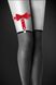 Картинка фото Гартер на ногу Bijoux Pour Toi - WITH BOW Red, сексуальна підв'язка з бантиком, екошкіра інтим магазин Ейфорія