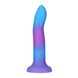 Картинка фото Фалоімітатор, що світиться в темряві, ADDICTION Rave 8″ Glow in the Dark Dildo Blue Purple, 20,3 см інтим магазин Ейфорія