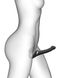 Картинка Безремневой вибрострапон с вакуумной стимуляцией Strap-On-Me MULTI ORGASM Black XL, регулируемый интим магазин Эйфория