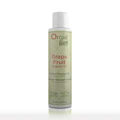 Органическое массажное масло с ароматом грейпфрута GRAPE FRUIT 100 мл Orgie BIO (Бразилия-Португалия)