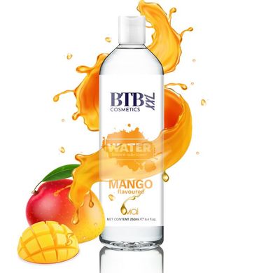 Смазка на водной основе BTB FLAVORED MANGO с ароматом манго (250 мл)