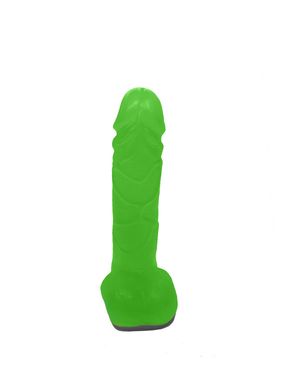 Крафтовое мыло-член с присоской Чистый Кайф Green size M, Зелёный
