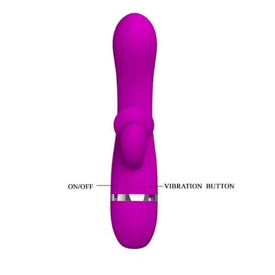 Вібромасажер з вакуумним кліторальним стимулятором Pretty Love-BERT, BI - 014346, Фиолетовый