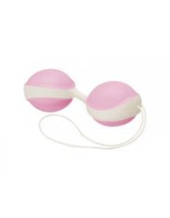Вагинальные шарики Amor Gym Balls Duo розово-белые