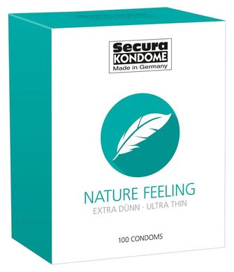 Прозрачные презервативы Secura Nature Feeling, 100 шт.