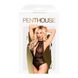 Картинка Боди с глубоким декольте и высокими трусиками Penthouse - Toxic Powder Black L/XL интим магазин Эйфория