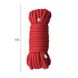 Картинка фото Мотузка для BDSM MAI Bondage Rope Red, довжина 10 м, діаметр 6,5 мм, поліестер інтим магазин Ейфорія