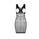 Картинка фото Бодістокінг-сукня з відкритими грудями Passion BS092 black інтим магазин Ейфорія