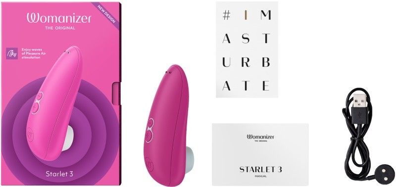 Вакуумный стимулятор Womanizer Starlet 3 розовый (Pink)