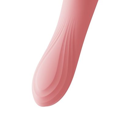Вибратор с подогревом и вакуумной стимуляцией клитора Zalo - ROSE Vibrator Strawberry Pink