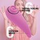 Картинка фото Пульсатор для клітора плюс вібратор FeelzToys - FemmeGasm Tapping & Tickling Vibrator Pink інтим магазин Ейфорія