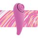 Картинка Пульсатор для клитора плюс вибратор FeelzToys - FemmeGasm Tapping & Tickling Vibrator Pink интим магазин Эйфория