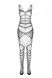 Картинка фото Тілесний ажурний бодістокінг зі складним вертикальним плетінням Casmir CA004 інтим магазин Ейфорія