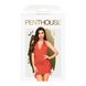 Картинка Мини-платье с открытой спиной и стрингами Penthouse - Earth-Shaker Red S/M интим магазин Эйфория