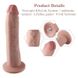 Картинка Фаллоимитатор 10.2″ с вибрацией для секс-машин Hismith Silicone Dildo with Vibe, съемный коннектор интим магазин Эйфория